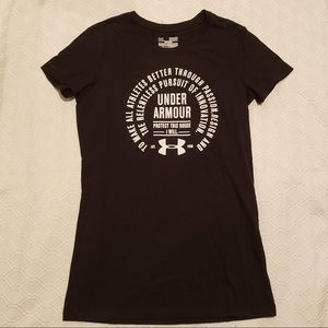Under Armour Black T-Shirt With Design
